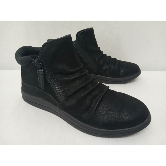 Clarks Cloudsteppers Breeze Range Black Ankle Boot 74673 Women's 9.5 Wide - Picture 2 of 10